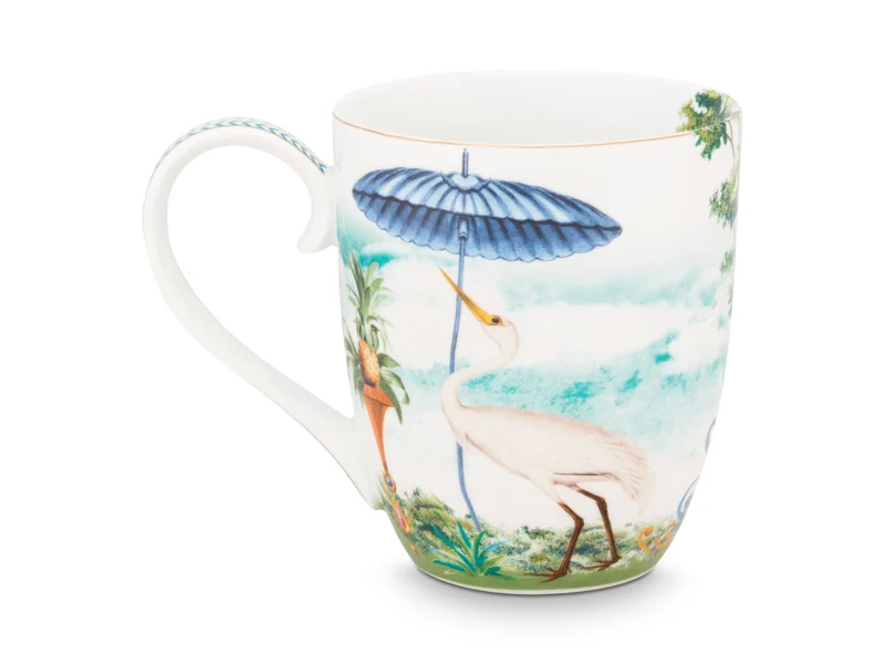PIP STUDIO Jolie Heron Becher XL 450ml Set2