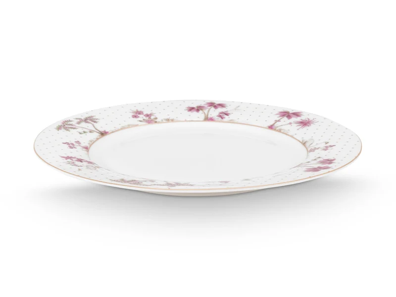 PIP STUDIO Jolie Dots Gold Pink Speiseteller 26.5cm