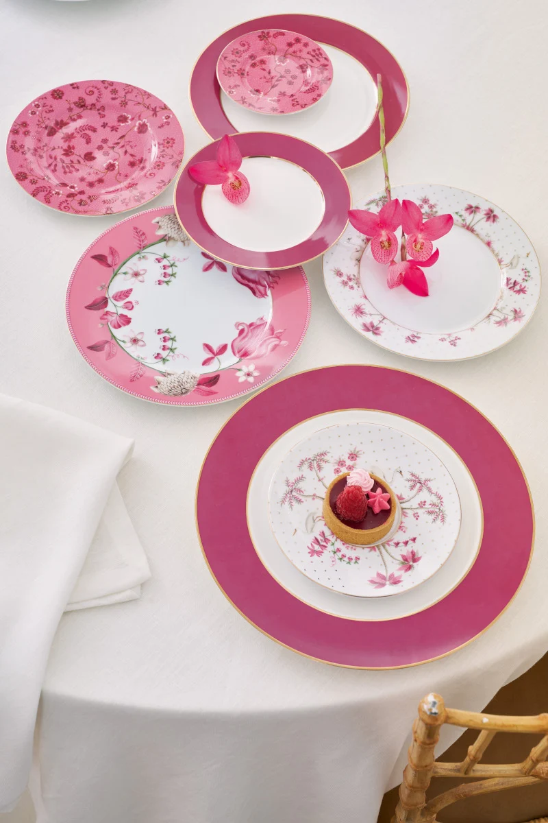 PIP STUDIO Jolie Tulip Pink Speiseteller 23cm