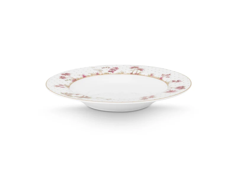 PIP STUDIO Jolie Dots Gold Pink Suppenteller tief 21.5cm