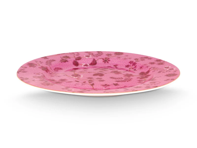 PIP STUDIO Jolie Flowers Pink Brotteller 17cm