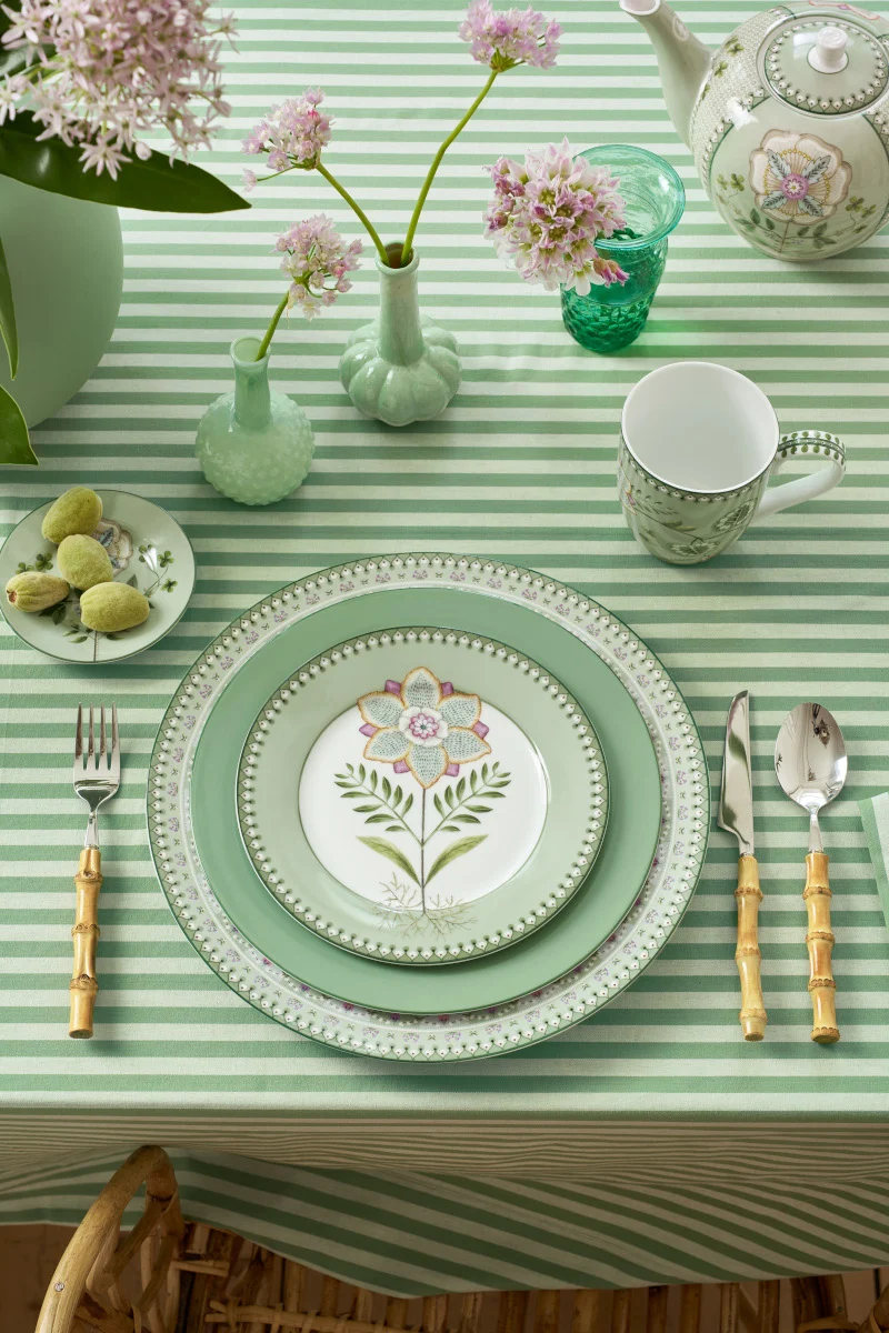 PIP STUDIO Lily&Lotus Light Green Frühstücksteller 21cm