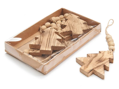 Eichenbaum hängend 8cm 4Stk