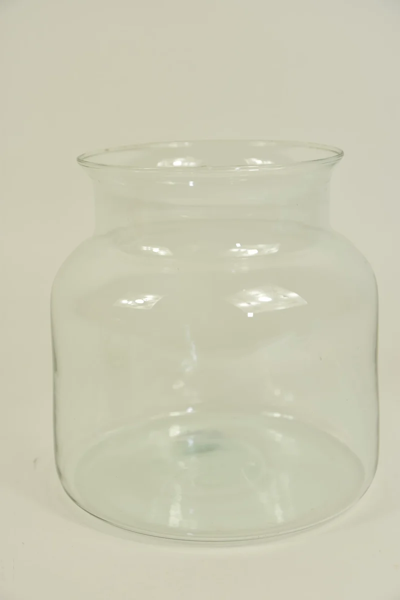 Eco Vase Milchtablett D19 cm H20 cm