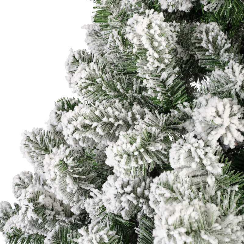Kaiserlicher Tannenbaum schneeweiß/grün Ø 219 H 360 cm