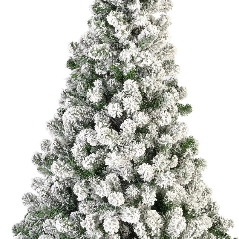 Kaiserlicher Tannenbaum schneeweiß/grün Ø137 H210 cm
