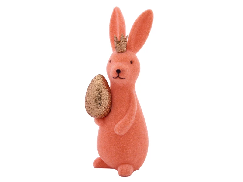 Werner Voß Hase mit Ei rosa 10x7x21 cm