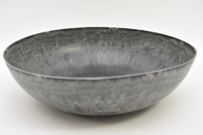 Schale grau D37 H10.5cm