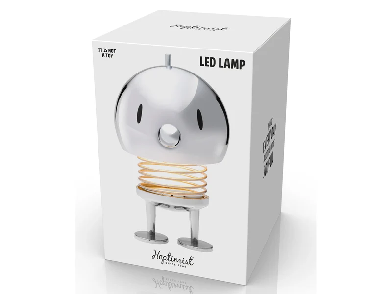 Hoptimist LED Lampe L Chrome 15cm