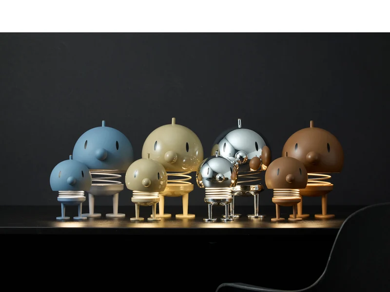 Hoptimist LED Lampe XL Chrome 23cm