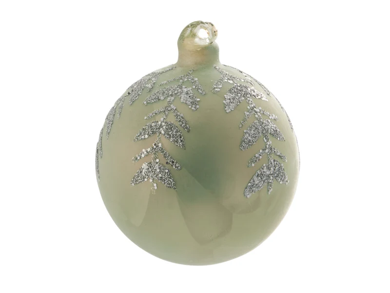 Greengate Harmony Weihnachtskugel sparkling blue 8cm