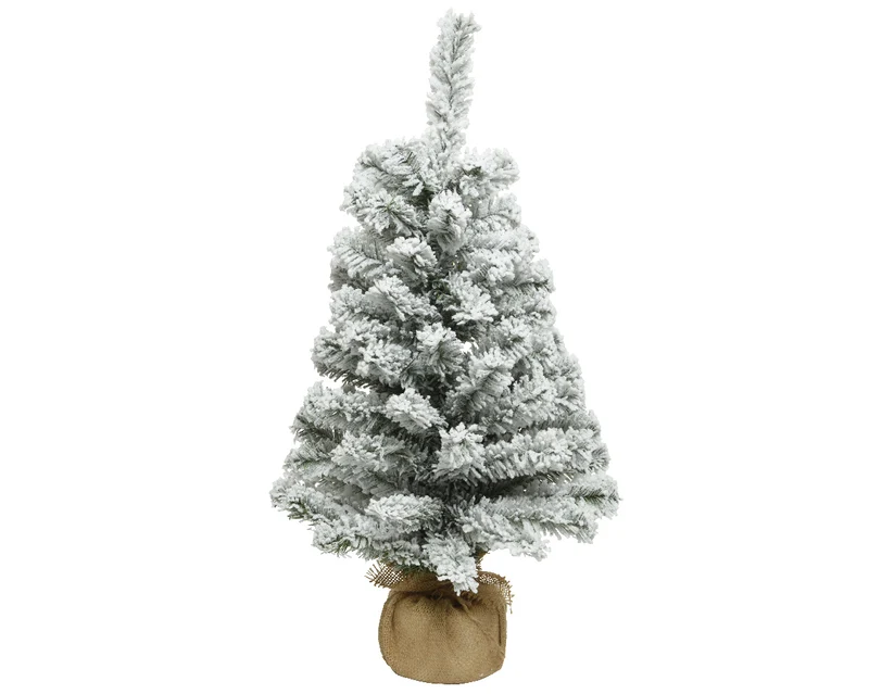 Imperial Mini-Baum verschneit Indoor grün/weiß Ø35 H60 cm