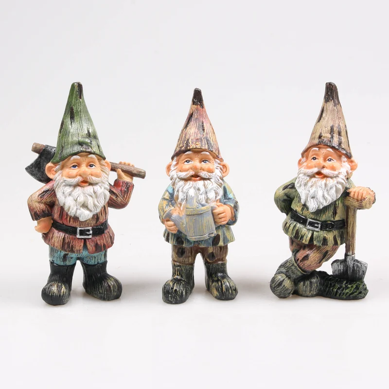 ZWERG 3 SORTIERT POLYESTER 4,5X4X10 CM