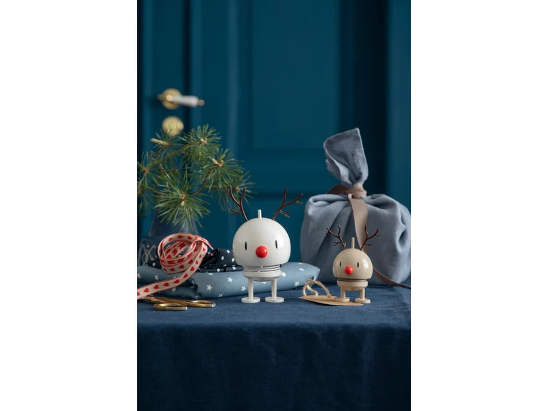 Hoptimist Bumble M white Reindeer 14cm