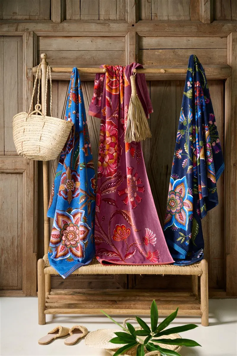 PIP STUDIO Viva la Vida lila Badetuch 100x180cm (1 Stück)