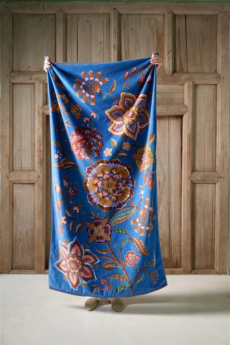PIP STUDIO Viva la Vida blau Badetuch 100x180cm (1 Stück)