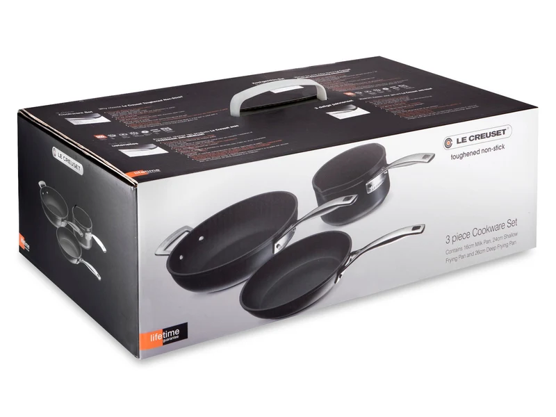 Le Creuset Aluminium-Antihaft Kochset 3tlg