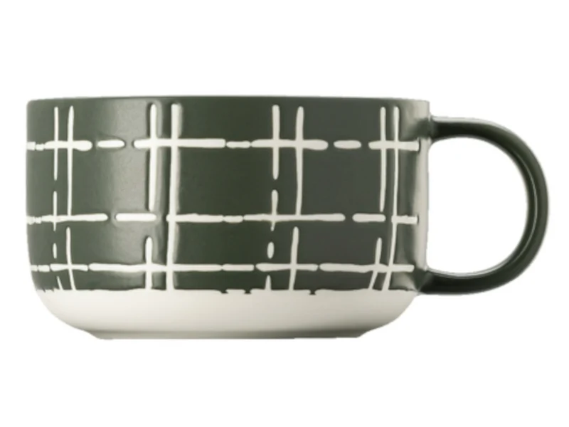 Thomas FUN Karo dark Kombi-Obertasse 0,28l