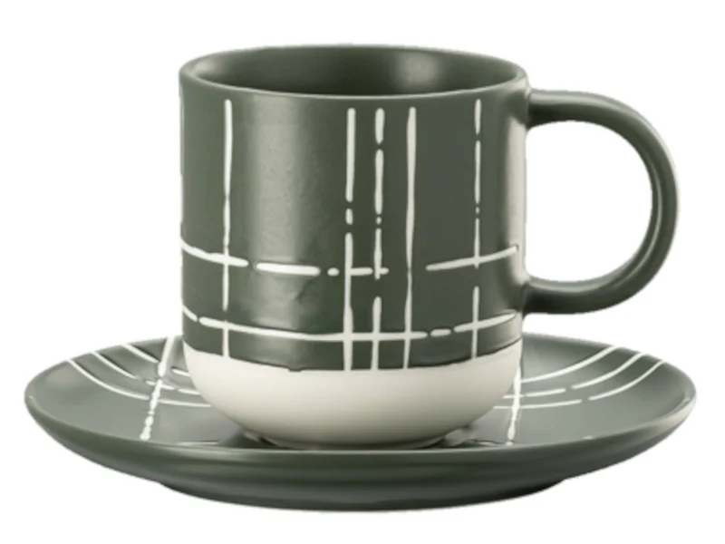 Thomas FUN Karo dark Espressotasse 2tlg