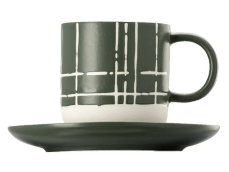 Thomas FUN Karo dark Espressotasse 2tlg