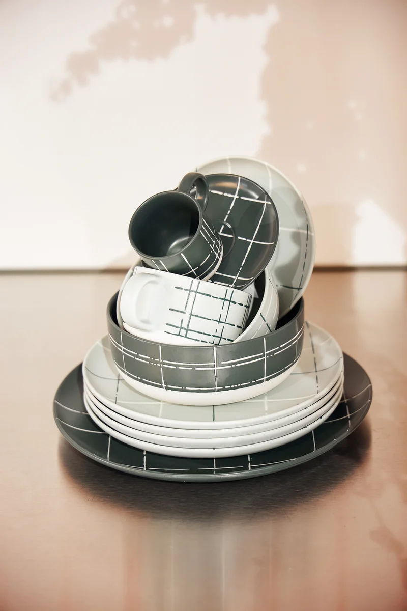 Thomas FUN Karo dark Frühstücksteller 22cm