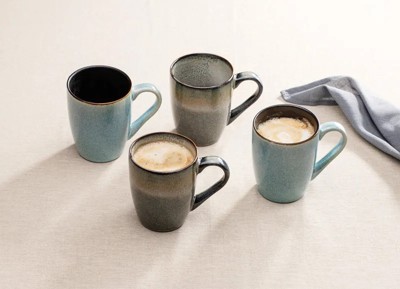 ladelle Fusion mokka Mug 4er Set 10,5cm