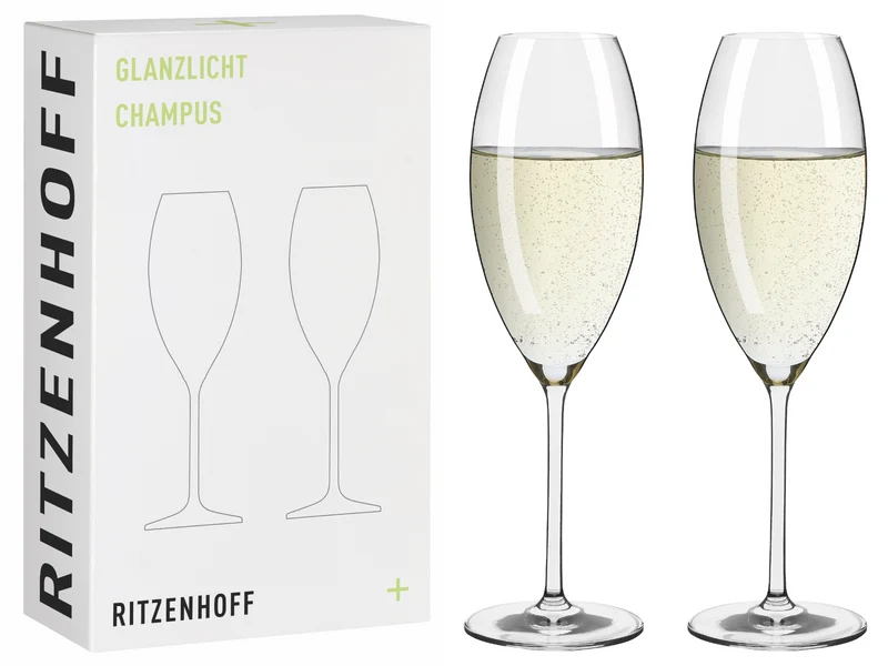RITZENHOFF Glanzlicht Champagnerglas 2er Set H24 #1