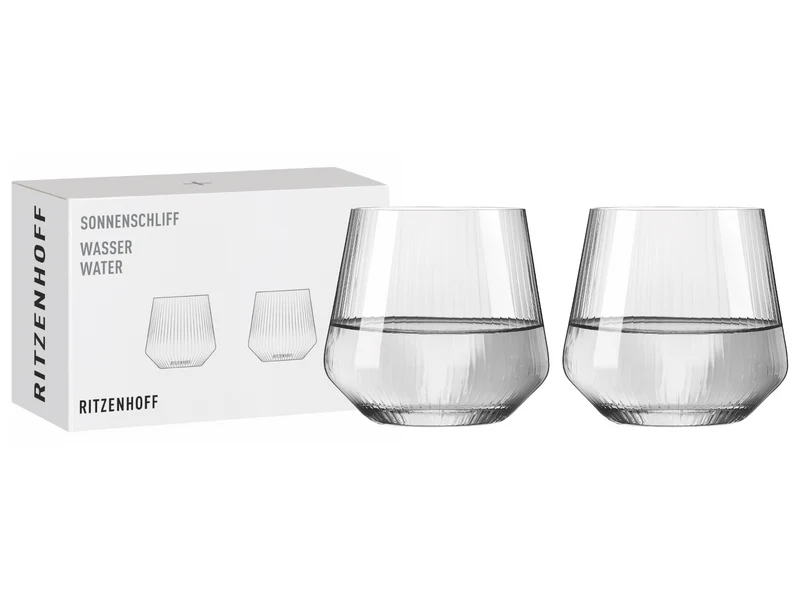 RITZENHOFF Sonnenschliff Wasserglas 2er Set H24 #1