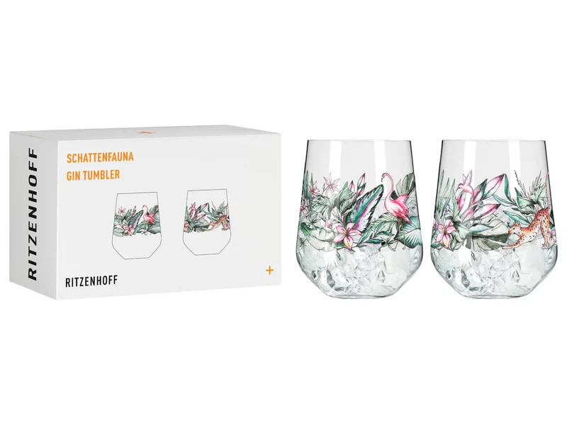 RITZENHOFF Schattenfauna Gin Tumbler 2er Set H24 #5 #6