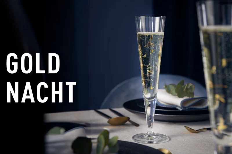 RITZENHOFF Goldnacht Champagnerglas (C. Kordes) H24 #43