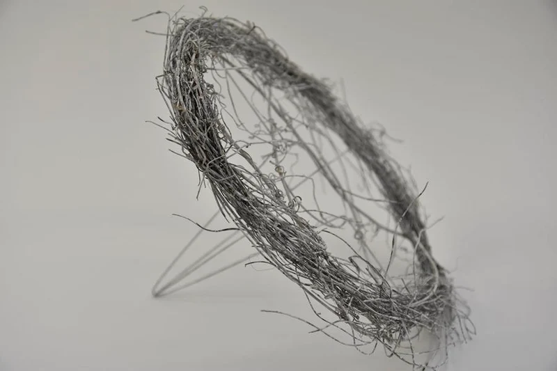 Salim Blumenstraußhalter ''rund'' 20cm White-Wash