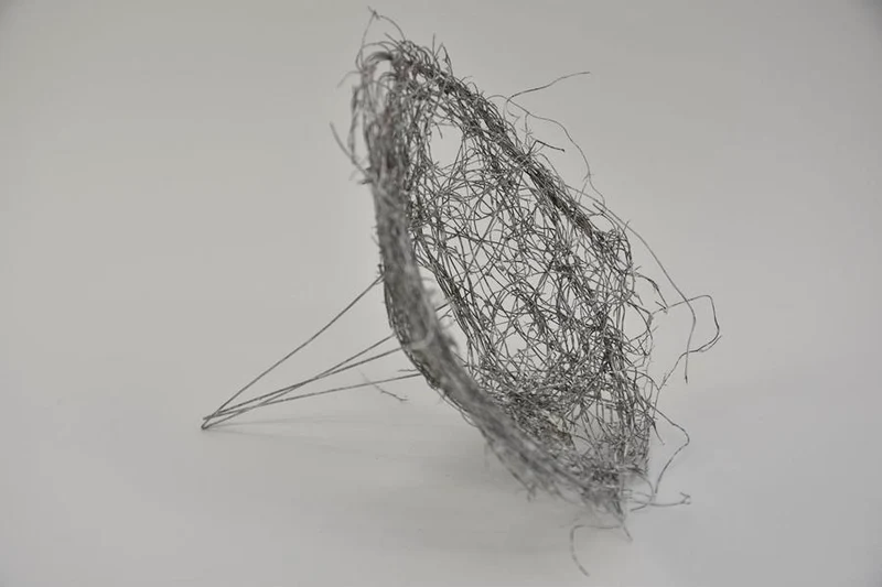 Salim Blumenstraußhalter ''Trichter'' 20cm White-Wash