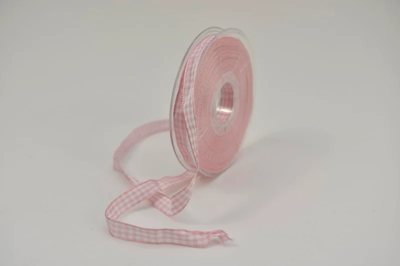 Nastro Vichy 10mm x 20mtr rosa