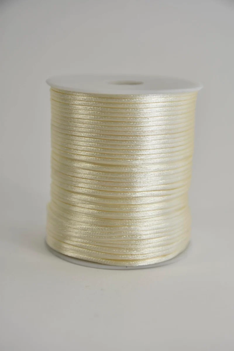 Mausschwanz 2mm x 100mtr champagner weiß