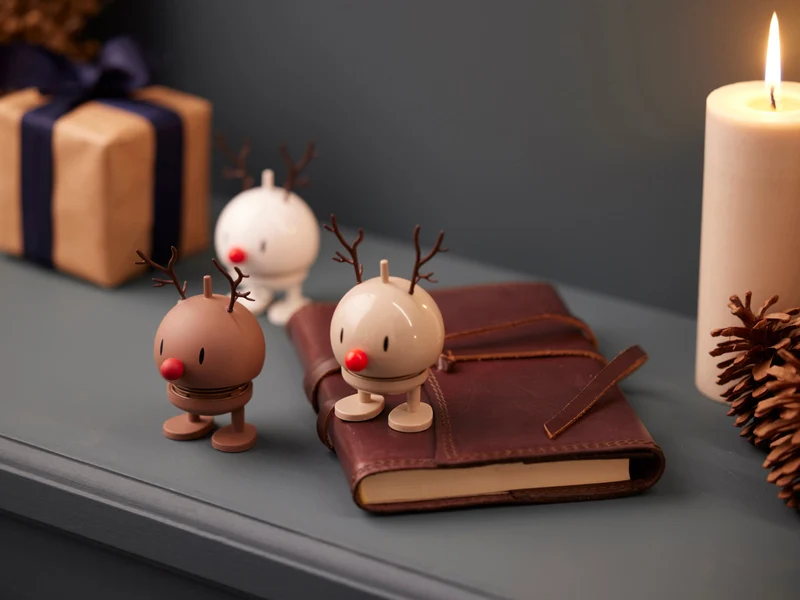 Hoptimist Soft Bumble S choko Reindeer 7,2cm