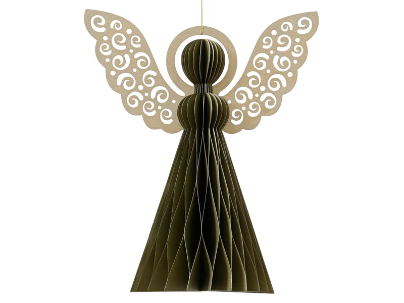 Decoris Engel grün 40cm