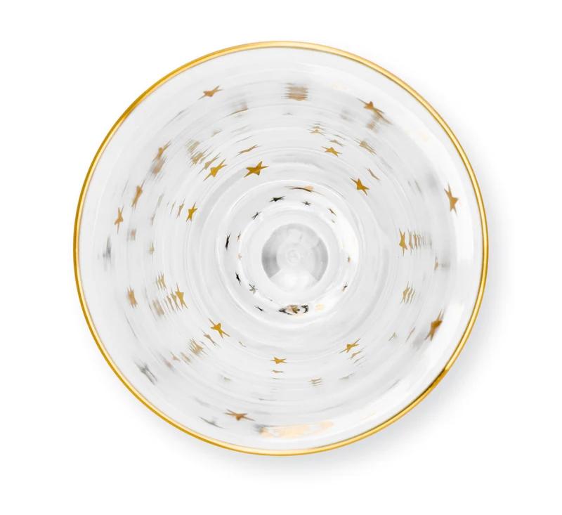 PIP STUDIO Stars Champagnerglas gold 0,22l