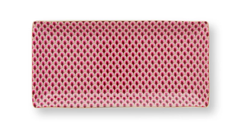PIP STUDIO Flower Festival Oriental Geschenkset quadratisch dark pink 6tlg