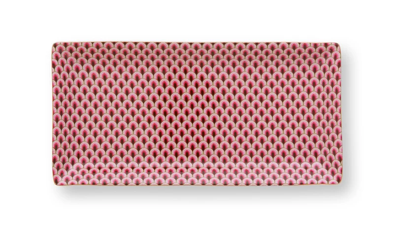 PIP STUDIO Flower Festival Oriental Geschenkset rund dark pink 6tlg