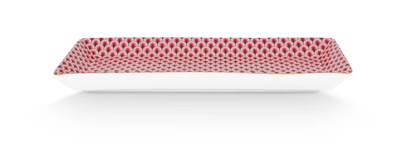 PIP STUDIO Flower Festival Oriental Geschenkset rund dark pink 6tlg