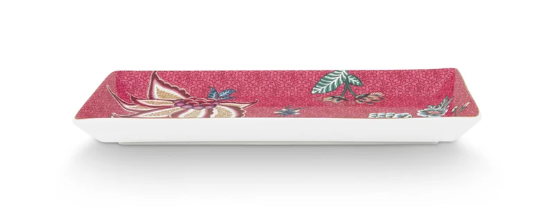 PIP STUDIO Flower Festival Oriental Geschenkset rund dark pink 6tlg