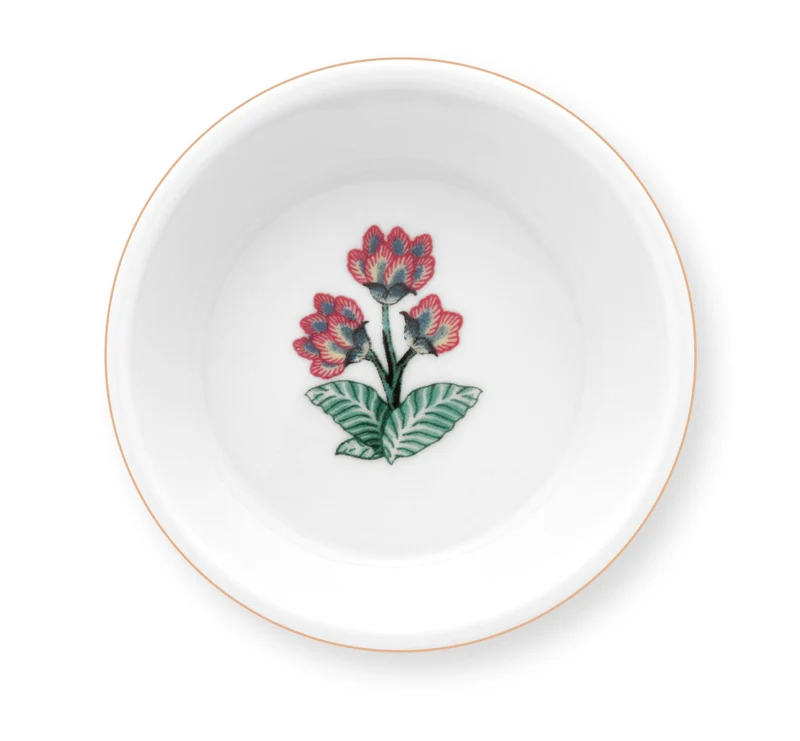 PIP STUDIO Flower Festival Oriental Geschenkset rund dark pink 6tlg