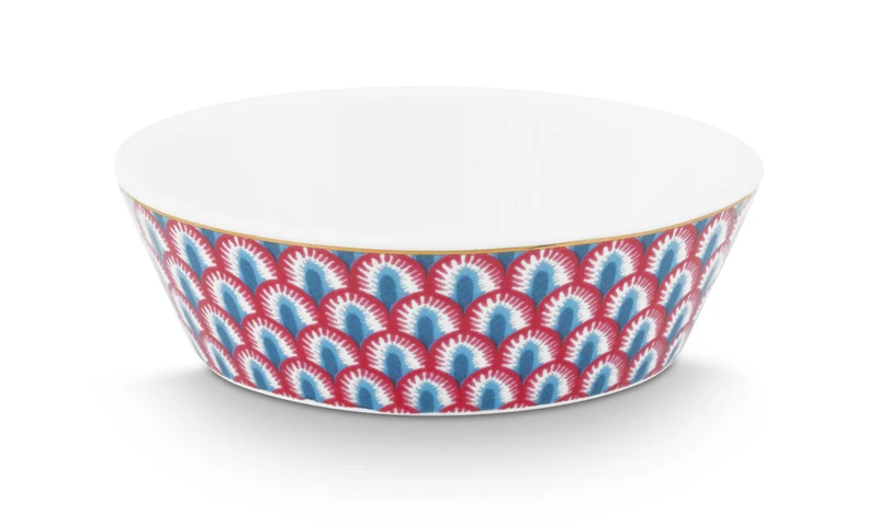 PIP STUDIO Flower Festival Oriental Geschenkset rund blau 6tlg