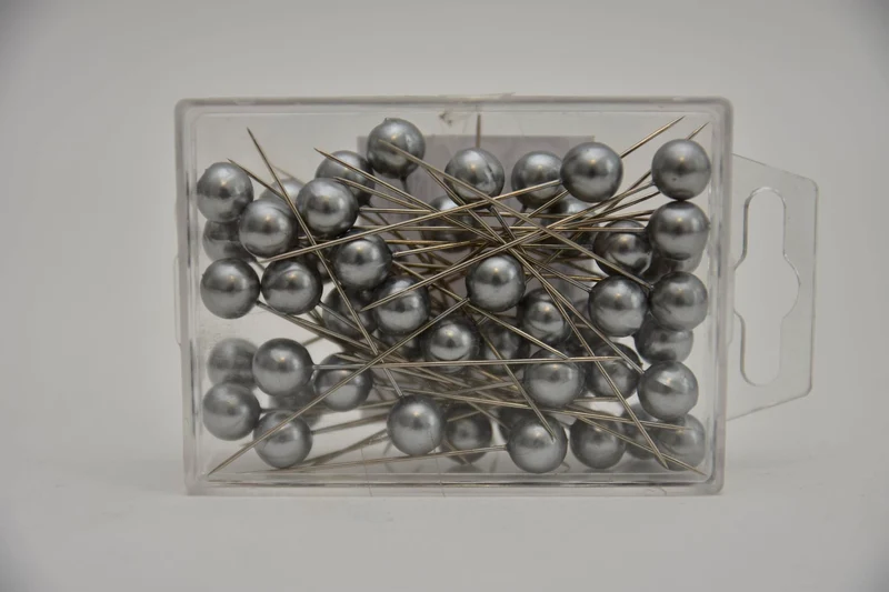 Stecknadeln silber 10mm 50St.
