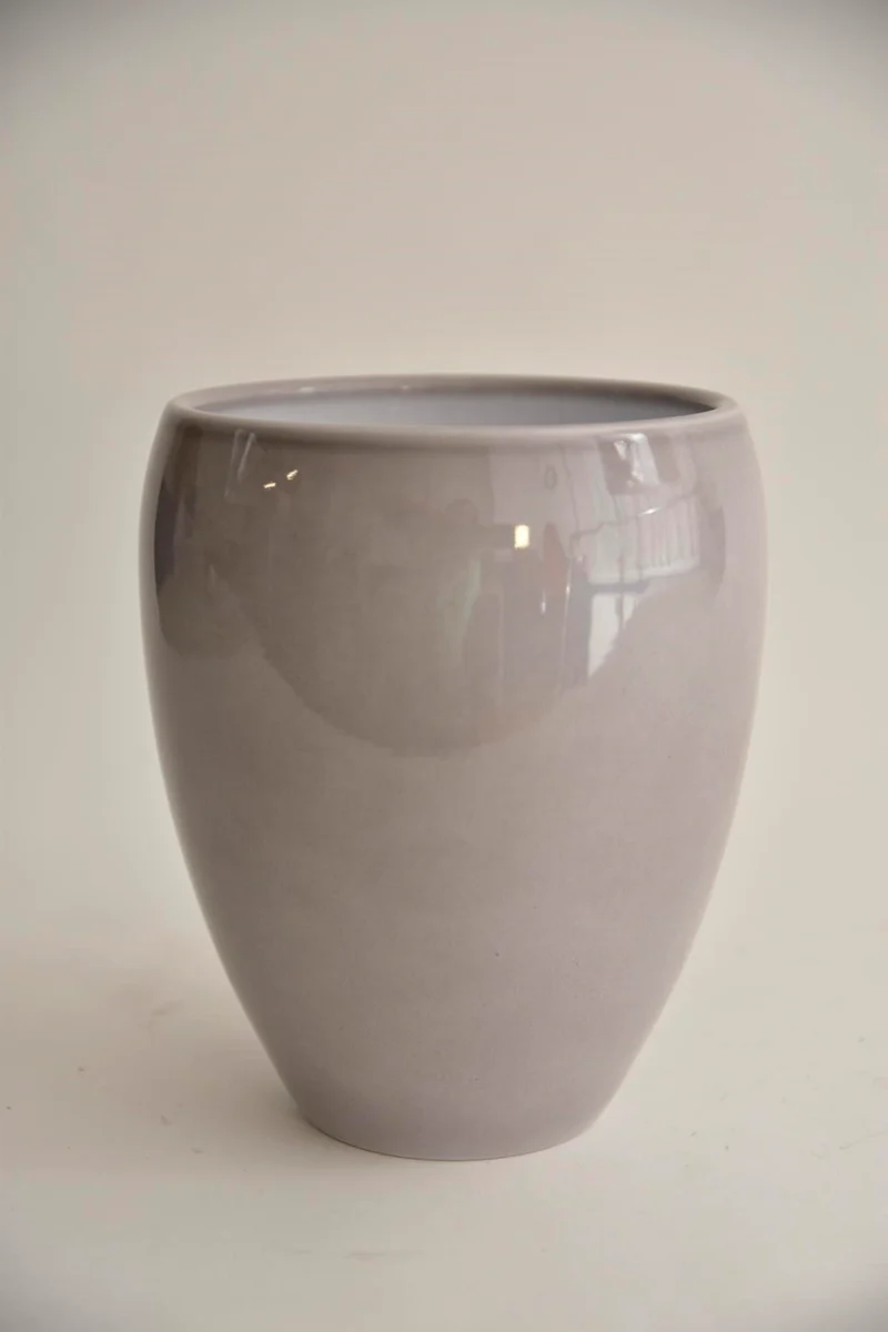 Vase Schale, 19 cm - Stein