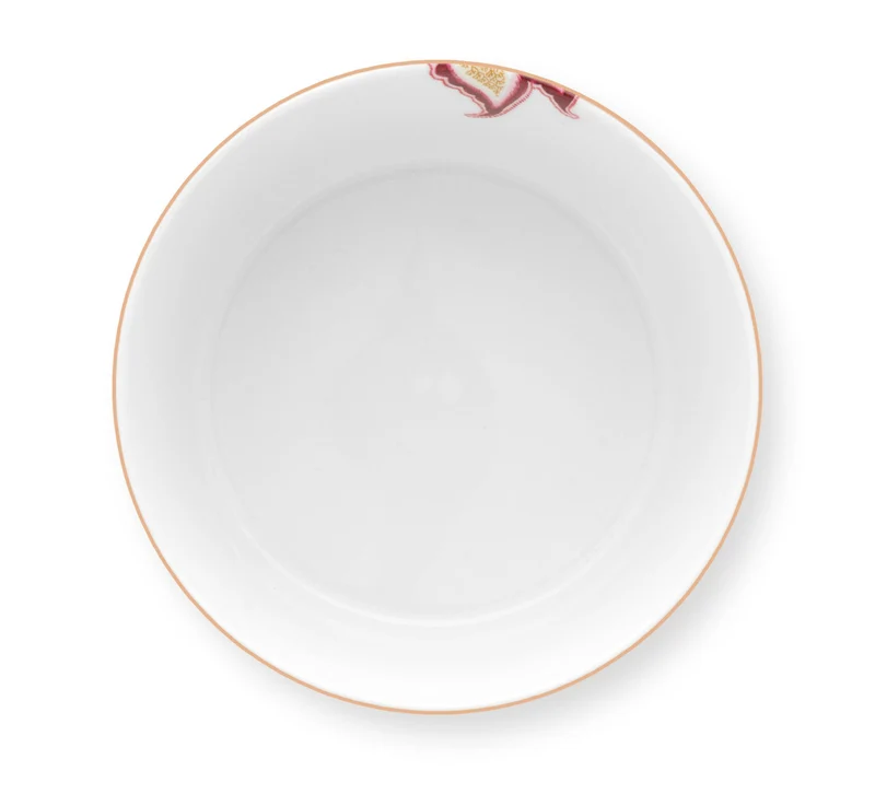 PIP STUDIO Flower Festival Oriental Geschenkset Schalen und Essstäbchen dark pink 15cm