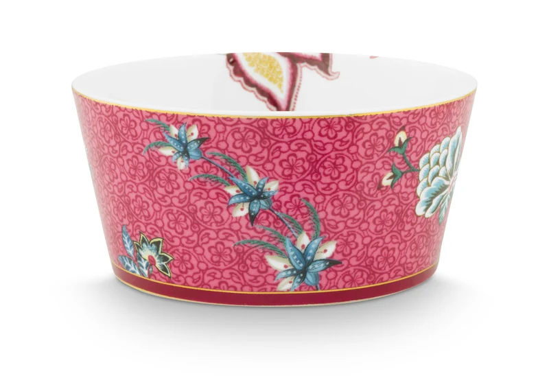 PIP STUDIO Flower Festival Oriental Geschenkset Schalen dark pink 12cm