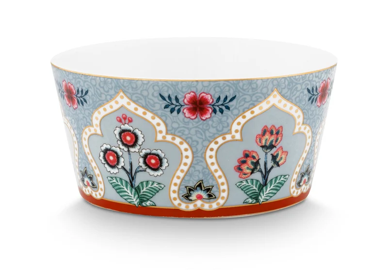 PIP STUDIO Flower Festival Oriental Geschenkset Schalen blau 12cm