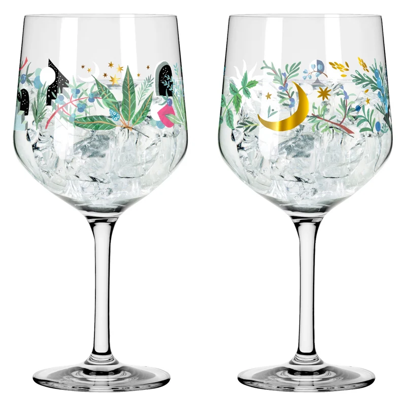 RITZENHOFF Botanic Glamour Gin Kelch 2er Set H23 #7 #8