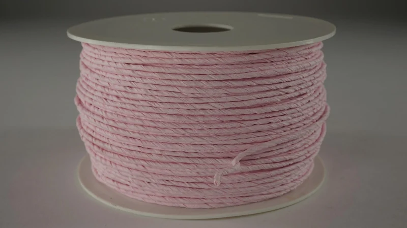 Papierdraht 100 Meter Rolle Rosa